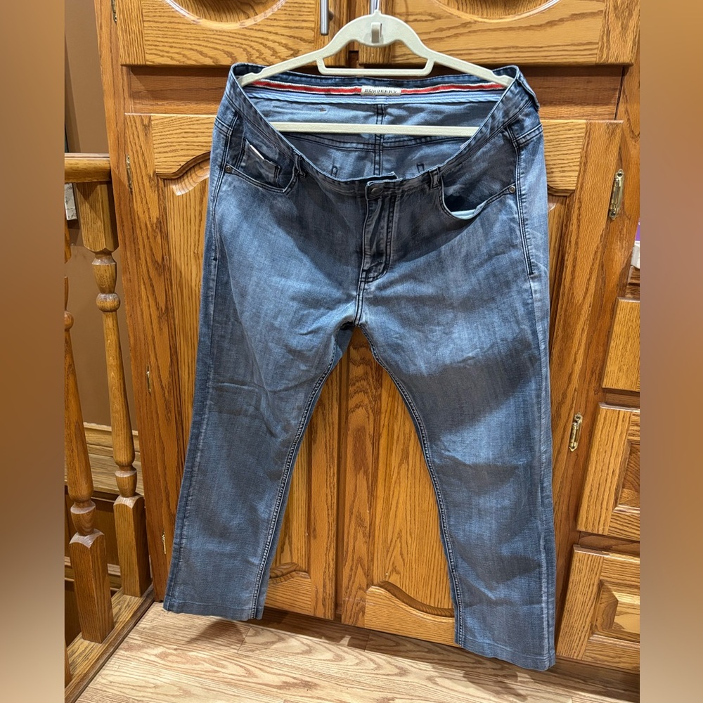 Burberry Men's Gray Slim Jeans
